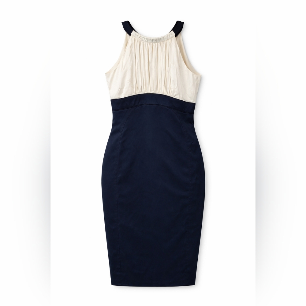 Jones New York Petite Colorblock Halter Sheath Dress – Size 2P
